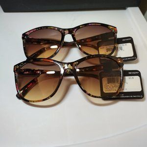 2 Pairs Revlon Women's Sunglasses Floral RVN 47